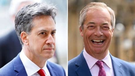 Ed Miliband 'to be ousted' by Nigel Farage's Reform at election - bombshell analysis