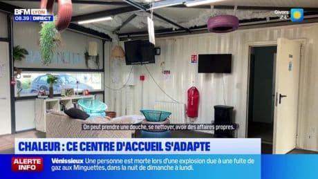 Chaleur : ce centre d'acceuil s'adapte