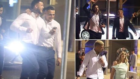 Bulldogs NRL stars and their partners let it all hang out after getting glammed up for the club's awards night