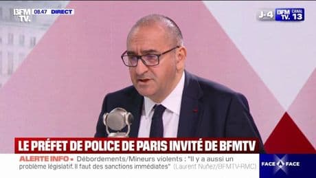 "Des jeunes qui viennent de petite et de grande couronne voire de Paris, qui viennent pour piller": Laurent Nuñez dresse le profil des casseurs