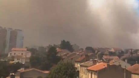 Marseille fire LIVE: Airport closed after blaze causes plume of smoke across city