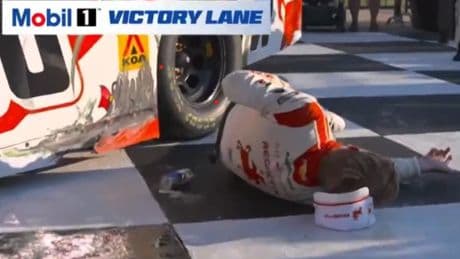 Connor Zilisch breaks collarbone in fall after NASCAR Xfinity victory at Watkins Glen