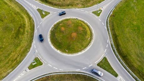 Verwirrung garantiert: In diesem Kreisverkehr gelten andere Regeln