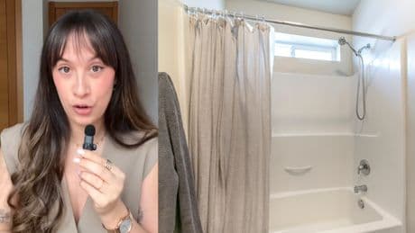 Sara Ros, diseñadora: “Como interiorista, nunca recomiendo cortinas en el baño: son poco elegantes y se ensucian con facilidad. En su lugar, optaría por una mampara de cristal, mucho más estética y práctica”