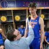 World's tallest teen, 7-foot-9 center Olivier Rioux, gives football a try at Florida