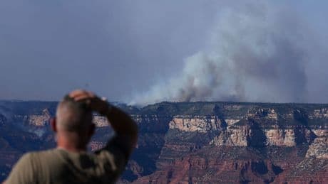 Rauchwolken über dem Grand Canyon: Feuer weitet sich aus