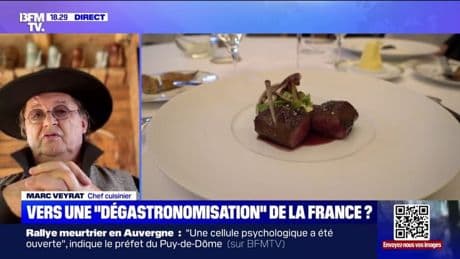 Gastronomie: "Nous sommes en danger car on a des charges phénoménales", explique Marc Veyrat, chef cuisinier