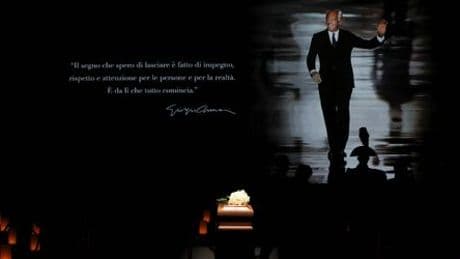 Giorgio Armani: Tausende Menschen erweisen dem verstorbenen Modeschöpfer in Mailand die letzte Ehre