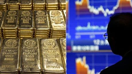Bond market jitters send gold price to record high as investors seek safe havens