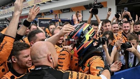 Verstappen: nul komma nul kans tegen Piastri en Norris