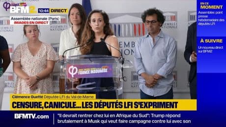 Motion de censure: "Nous voulons faire tomber ce gouvernement, plus que jamais", déclare Clémence Guetté (LFI)