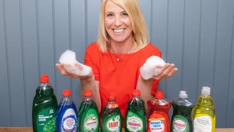 I tried supermarket washing up liquid – a 69p own-brand bottle is better than Fairy and would save you £16 a year