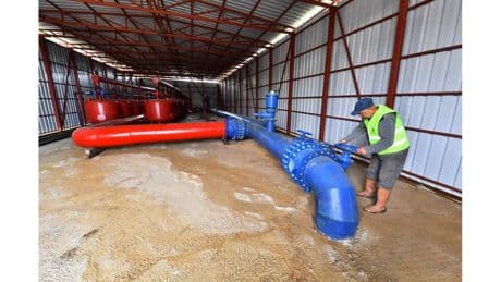İzmir Büyükşehir Belediyesi’nden Dikili’de su devrimi: Dikili Yahşibey Sulama Göleti İletim Hattı tamamlandı