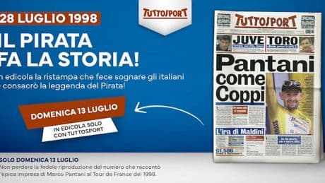 28 luglio 1998. Il Pirata fa la storia