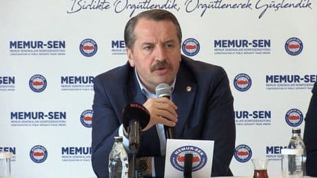 Memur-Sen Genel Başkanı Yalçın: Amacımız, emekçilerin milli gelirden düzgün pay alması