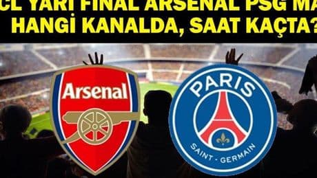 ARSENAL PSG Maçı Hangi Kanalda? ARSENAL PSG Maçı Saat Kaçta? UEFA Şampiyonlar Ligi’nde Final Heyecanı!