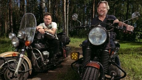Long Way Home: Ewan 'Grumpy Chops' McGregor and genial Charley Boorman ride again