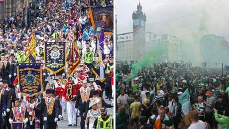 Police statement ahead of Orange Walk and Celtic title party 'clash'