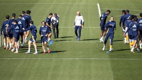 Nueva sesión de trabajo en Valdebebas con la confirmación de Ceballos