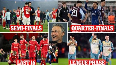 Luis Enrique mocks 'farmers league' jibe as PSG complete wipeout of English sides in the Champions League with semi-final triumph against Arsenal