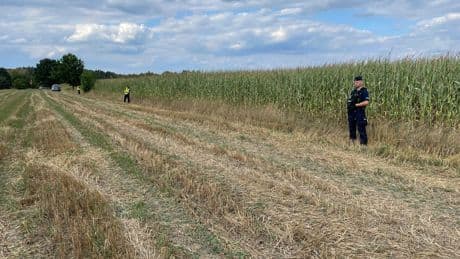 An unidentified flying object has crashed and exploded in Poland's east