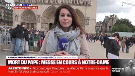 Mort du pape François: une messe en hommage au souverain pontife à Notre-Dame de Paris