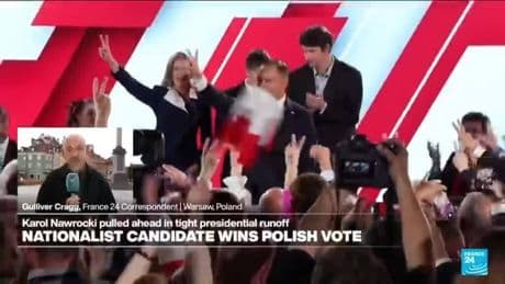 Nationalist Karol Nawrocki wins Polish presidency official tally says