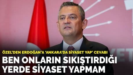 Özgür Özel: Ben onların sıkıştırdığı yerde siyaset yapmam