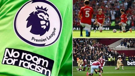 Premier League players will CONTINUE to take the knee before selected games in upcoming season - despite the Lionesses stopping the anti-racism gesture
