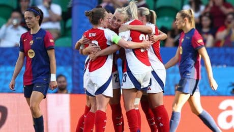 El Arsenal termina con la hegemonía del Barça en Europa tras ganar la final de la Women's Champions League