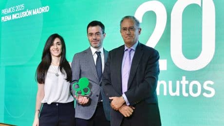 Plena Inclusión Madrid reconoce a &#039;20minutos&#039;: &quot;La discapacidad tiene que estar en el periodismo&quot;