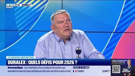 Duralex : "Sur les 3 ans à venir, il va falloir que l'on investisse 17 millions d'euros"