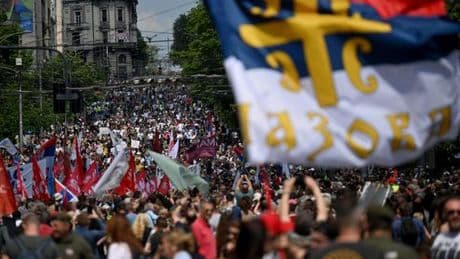 En Serbie, étudiants et syndicats unis dans la contestation