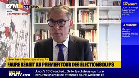 2027: "Nous devons taire les égos", fustige Olivier Faure (PS)