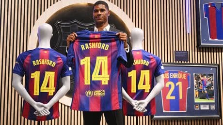 Marcus Rashford says Barcelona ‘feels like home’ as he inherits iconic shirt number