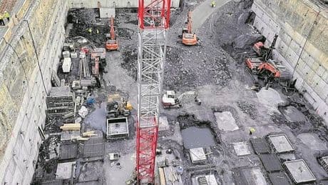 Arranca la cimentación del parking del Ensanche