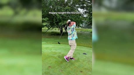 Adam Sandler gibt Unterricht - Golf-Profi lernt den Happy-Gilmore-Schlag