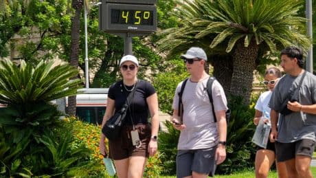 Badajoz toca el techo de calor en España con 45 ºC pero no rebasa el récord histórico que marcó Córdoba en 2021