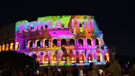 Prima proiezione multimediale della Corea del Sud sul Colosseo: un ponte culturale tra Italia e Corea
