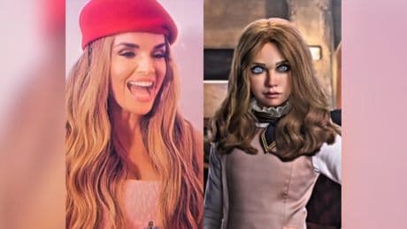 El surrealista vídeo de Melody en el que se compara con Megan, la muñeca diabólica, como parte de su promoción para Eurovisión