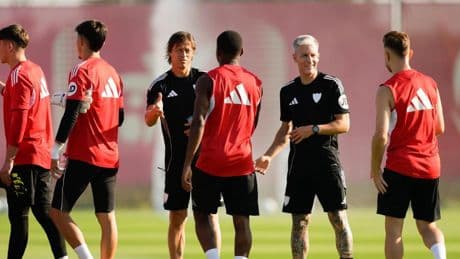 Almeyda: “Cada vez se va viendo más la idea”
