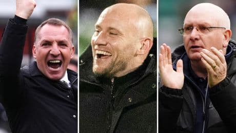 Three nominees for PFA Scotland Manager of the Year revealed