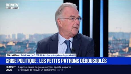 Vote de confiance: "Le spectacle politique est assez ahurissant", affirme Michel Picon, président de l'U2P