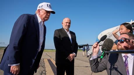 President Trump gives bungled response when asked about when tariffs will return after 90-day pause