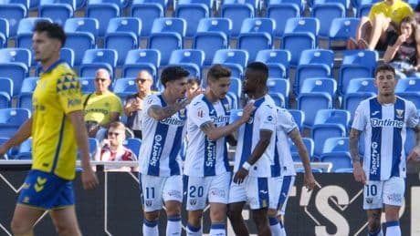 El Leganés gana en Las Palmas y se disputará la salvación con el Espanyol en la última jornada
