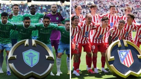 Los posibles onces del Seattle Sounders-Atlético de Madrid