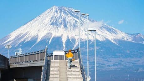 Chaos and anger in Japan as 1,000 tourists a day pose for pictures on new bridge