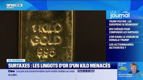 Droits de douane: les États-Unis envisagent de taxer l'importation des lingots d'or d'un kilo