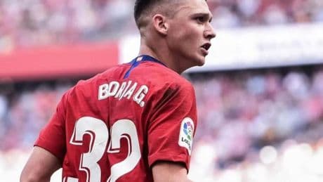 Borja Garcés, el adiós al Atlético, de una perla, a la que se le cruzó una dura lesión