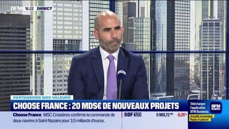 Le portefeuille "BFM-Responsable" : Choose France, 20 milliards d'euros de nouveaux projets -19/05